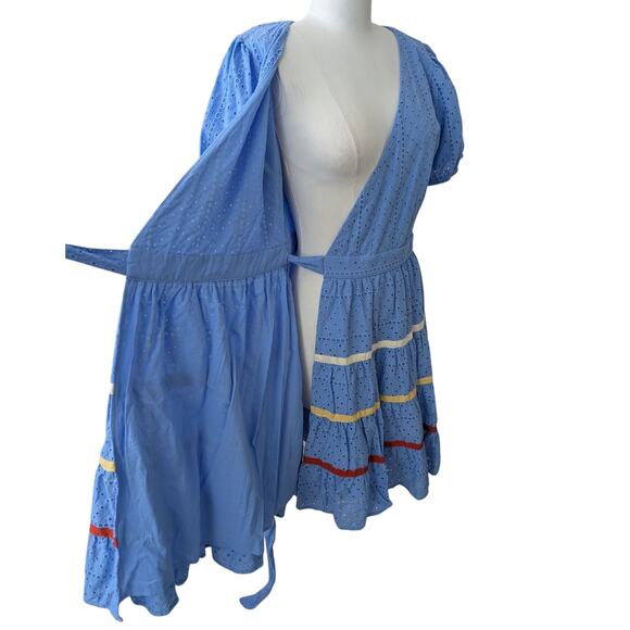 B.YELLOWTAIL Eyelet Wrap Dress - Picture 6 of 16